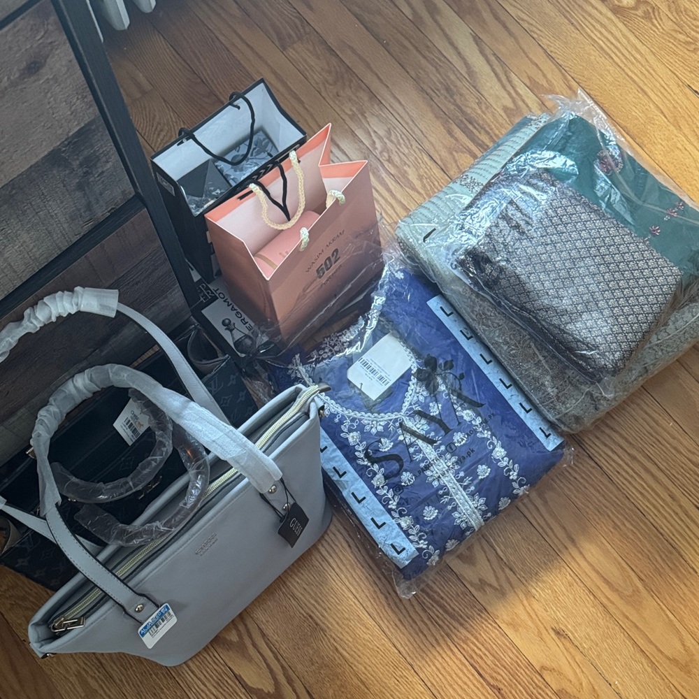 Gray Tote Bag